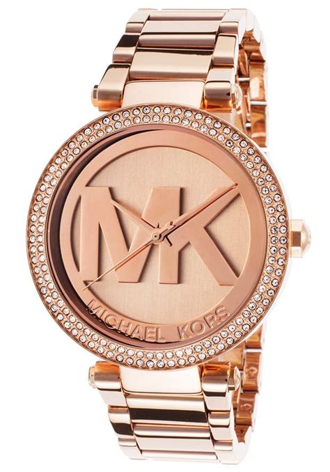 michael kors parker rose gold watch|rose gold mk watch cheap.